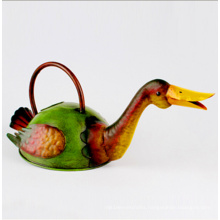 Good Selling Garden Decoration Metal Goose Watering Can